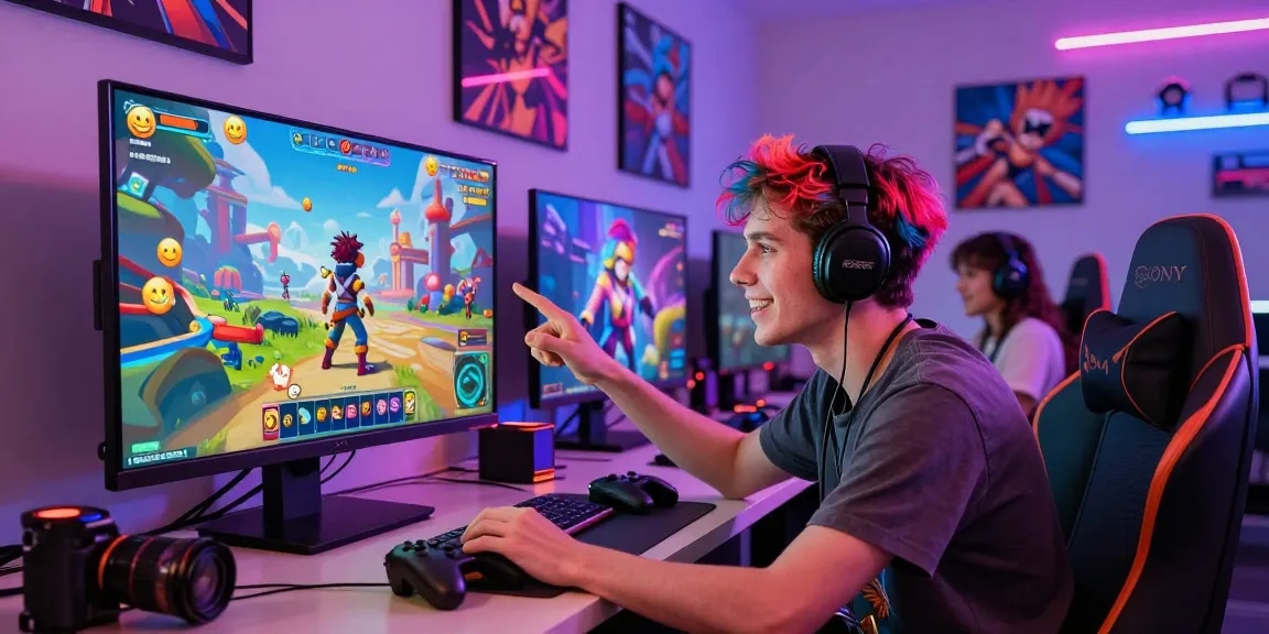 Exciting scene depicting players engaging in gay porn games online, showcasing immersive gameplay and vibrant character designs.