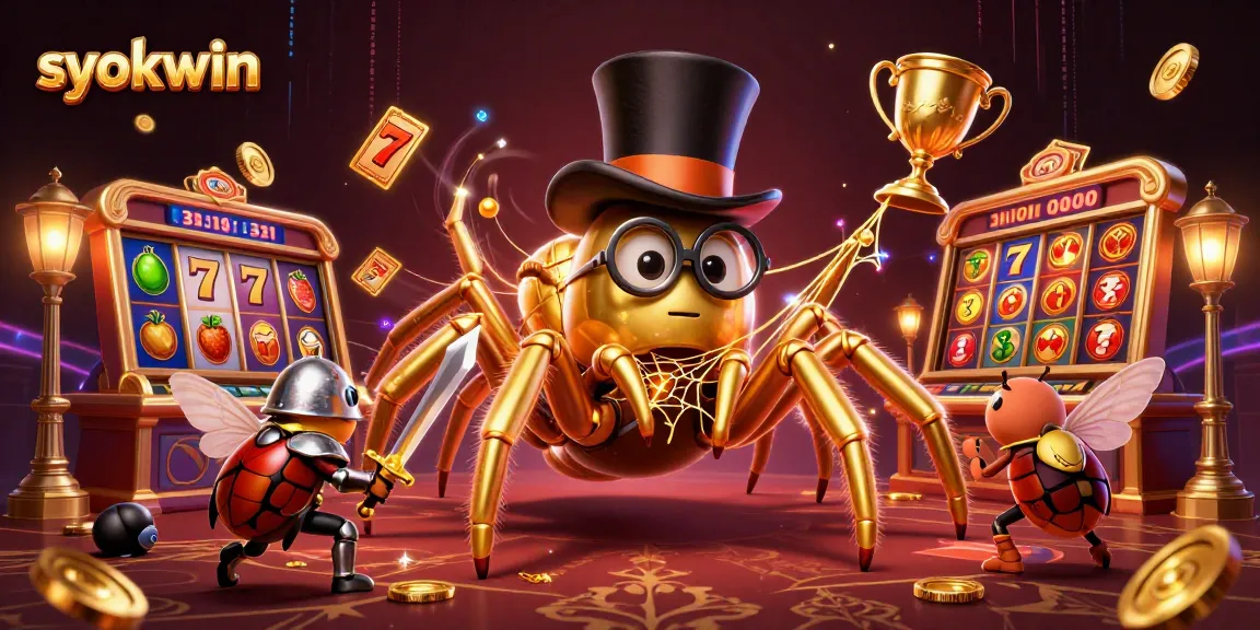 Spin the reels with syokwin's vibrant 3D casino experience featuring thrilling characters and gaming elements.