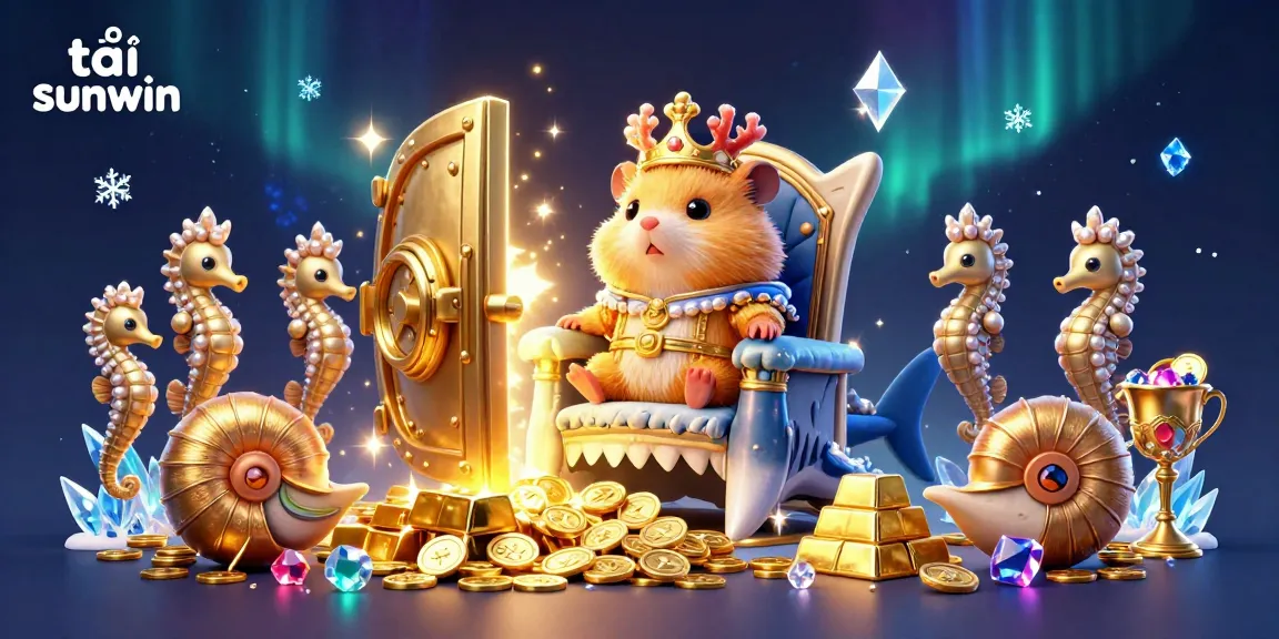 Experience excitement and adventure as you tải sunwin and unlock treasure with our stunning illustration featuring imaginative characters and casino elements.